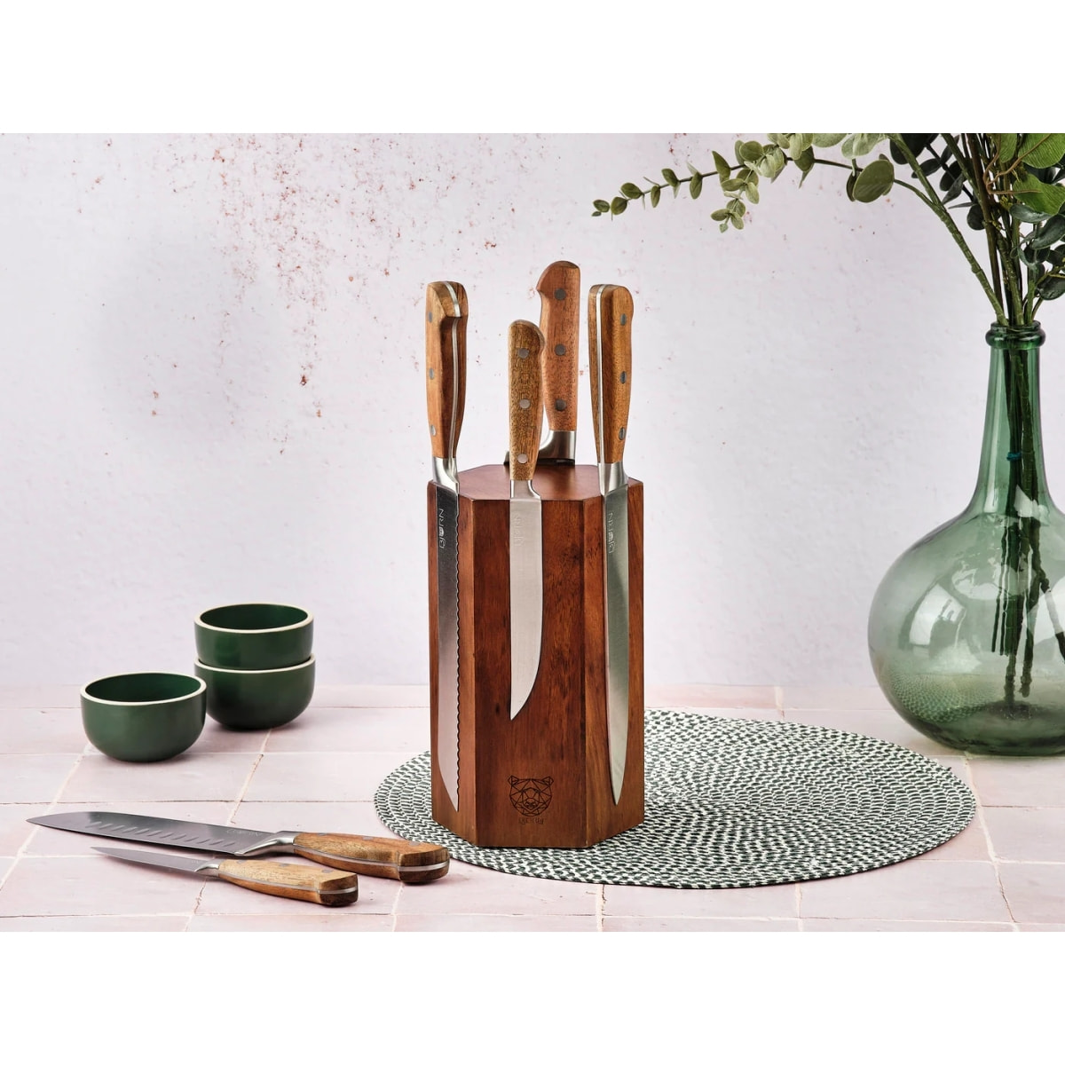 Bloc couteaux de cuisine JAKOB IMATRA - 7 pièces