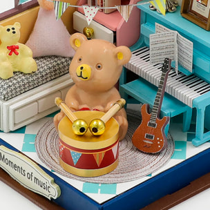 Momentos musicales. Maqueta 3D realista con gran detalle y luces led.