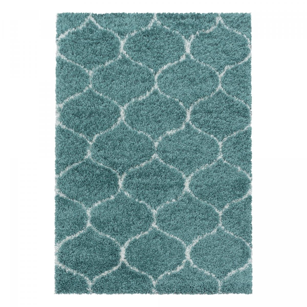 Tapis shaggy tissé motif scandinave SANI