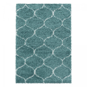 Tapis shaggy tissé motif scandinave SANI