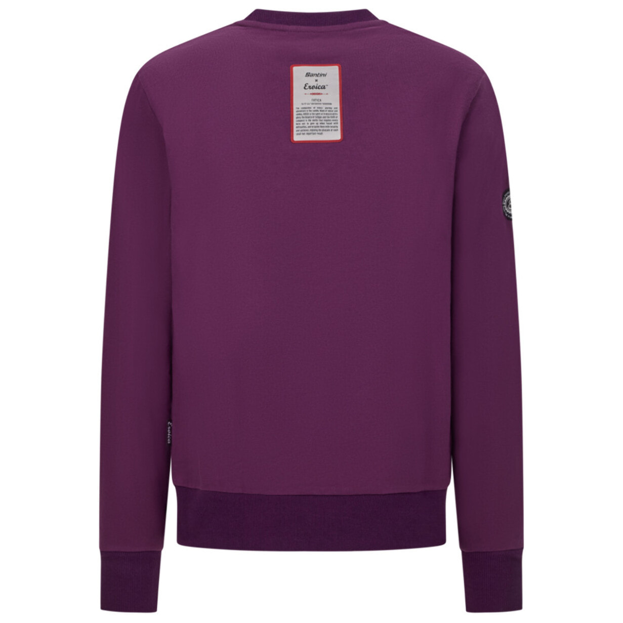 Valle - Felpa Girocollo - Bordeaux - Unisex