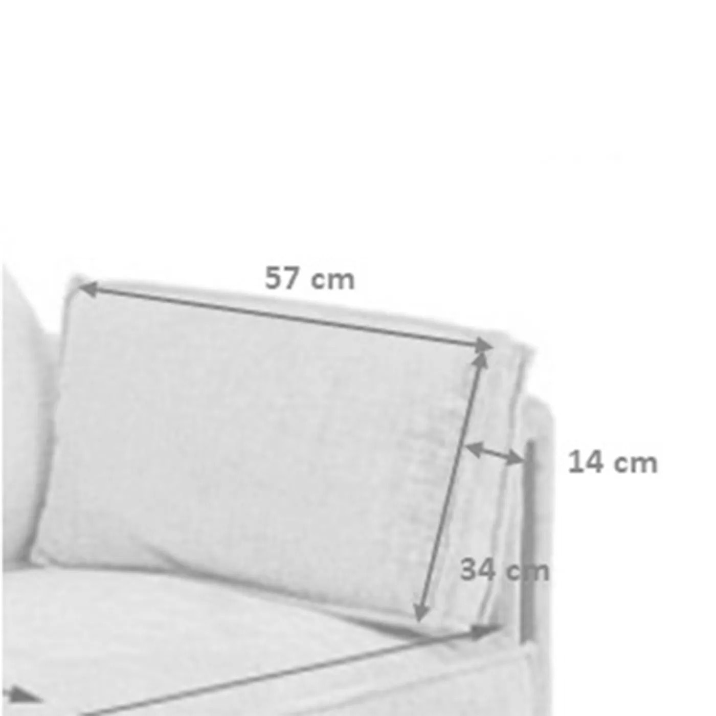 Canapé Victor 3 places beige Kare Design