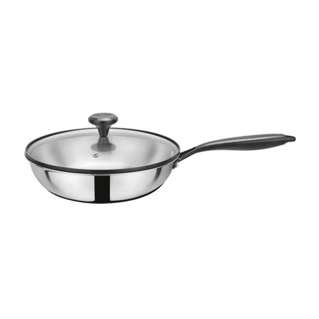 Sauteuse 26 cm 3PLY avec couvercle en verre fumxé