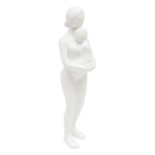 Famille déco Colin H.21cm blanc