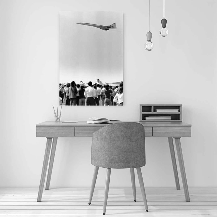 Tableau vintage le concorde supersonic  Toile imprimée