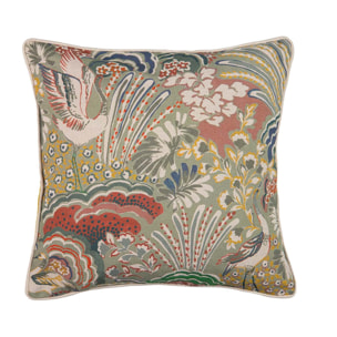 Cojin Lino Garzas 45x13x45 Cm