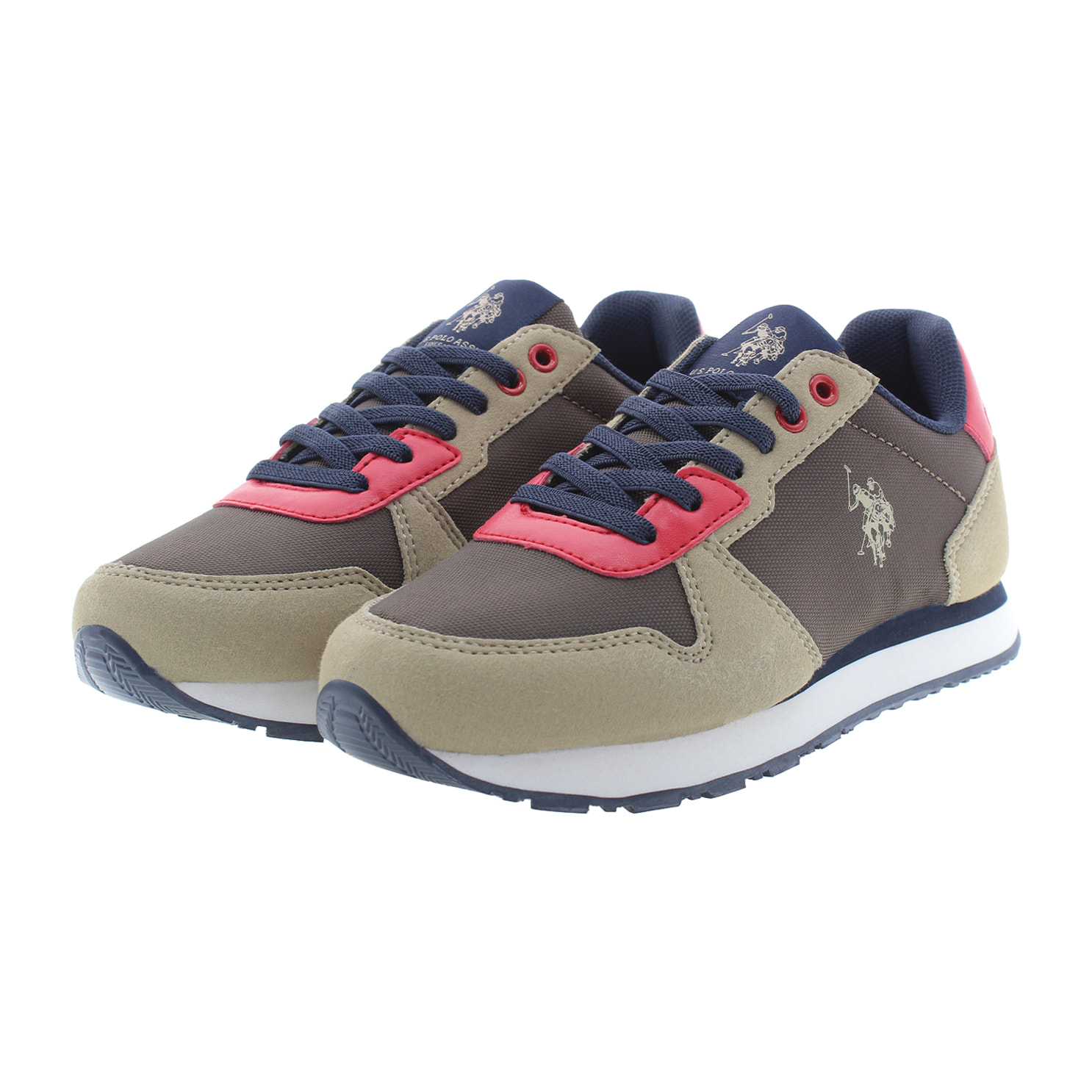 Sneakers U.S. Polo Assn. marrone-beige