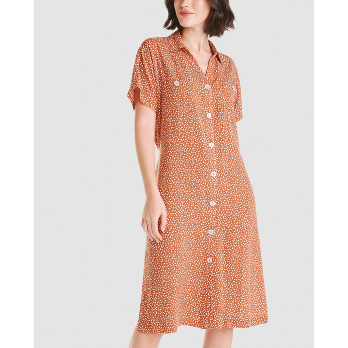 Vestido Topitos Abierto