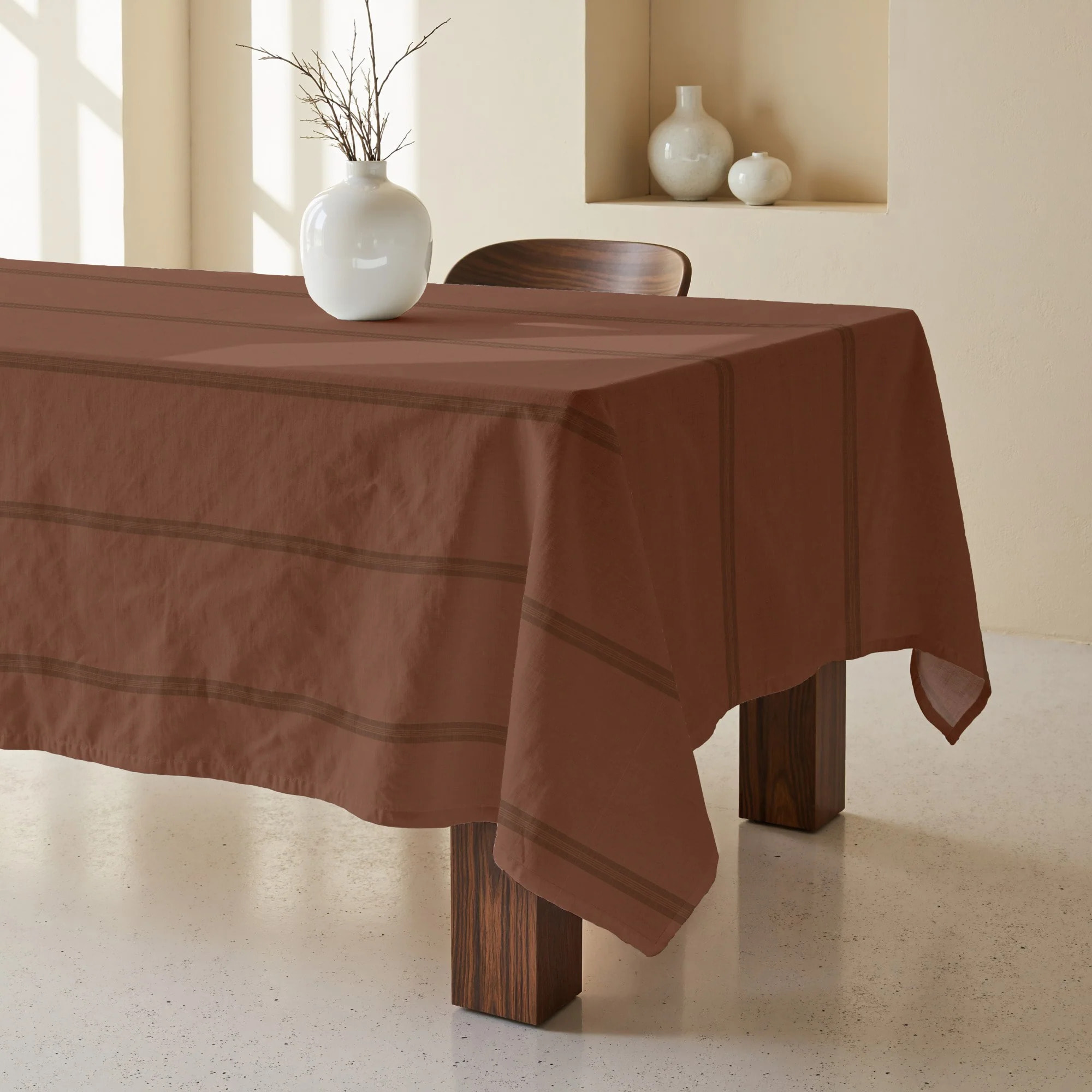 Nappe anti-taches XL Nua Terre cuite