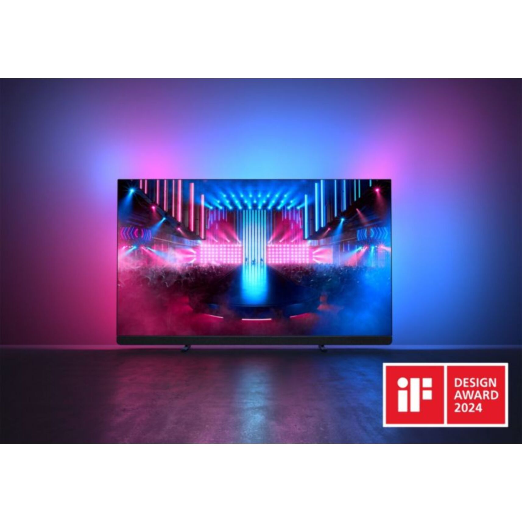 TV OLED PHILIPS 55OLED909 Meta Ambilight Son B&W 2024