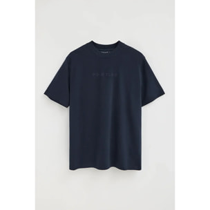 Camiseta azul marino de corte holgado con bordado Polo Club