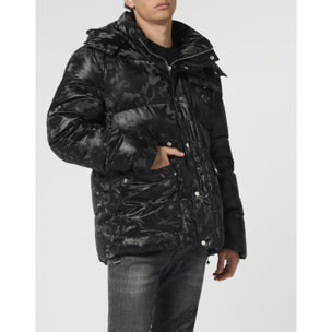 PHILIPP PLEIN Chaqueta de nylon CAMOUFLAGE