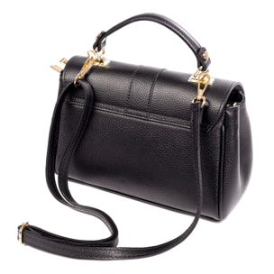 Asiago bolso de mano bandolera piel auténtica dollaro. Diseño exclusivo.