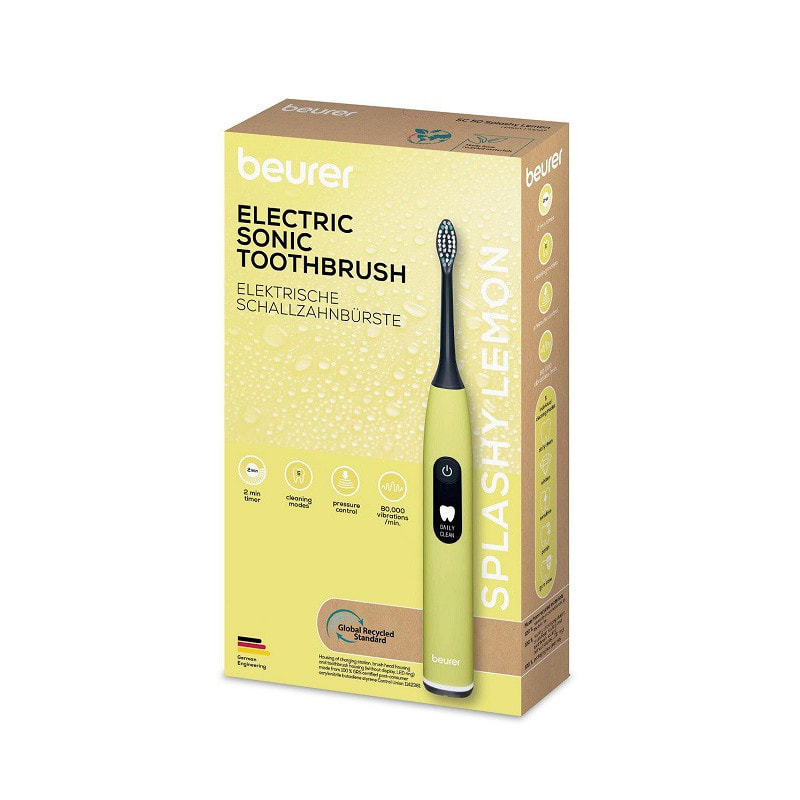 Brosse à dents électrique sonique - Beurer - SC 50 - Splashy Lemon