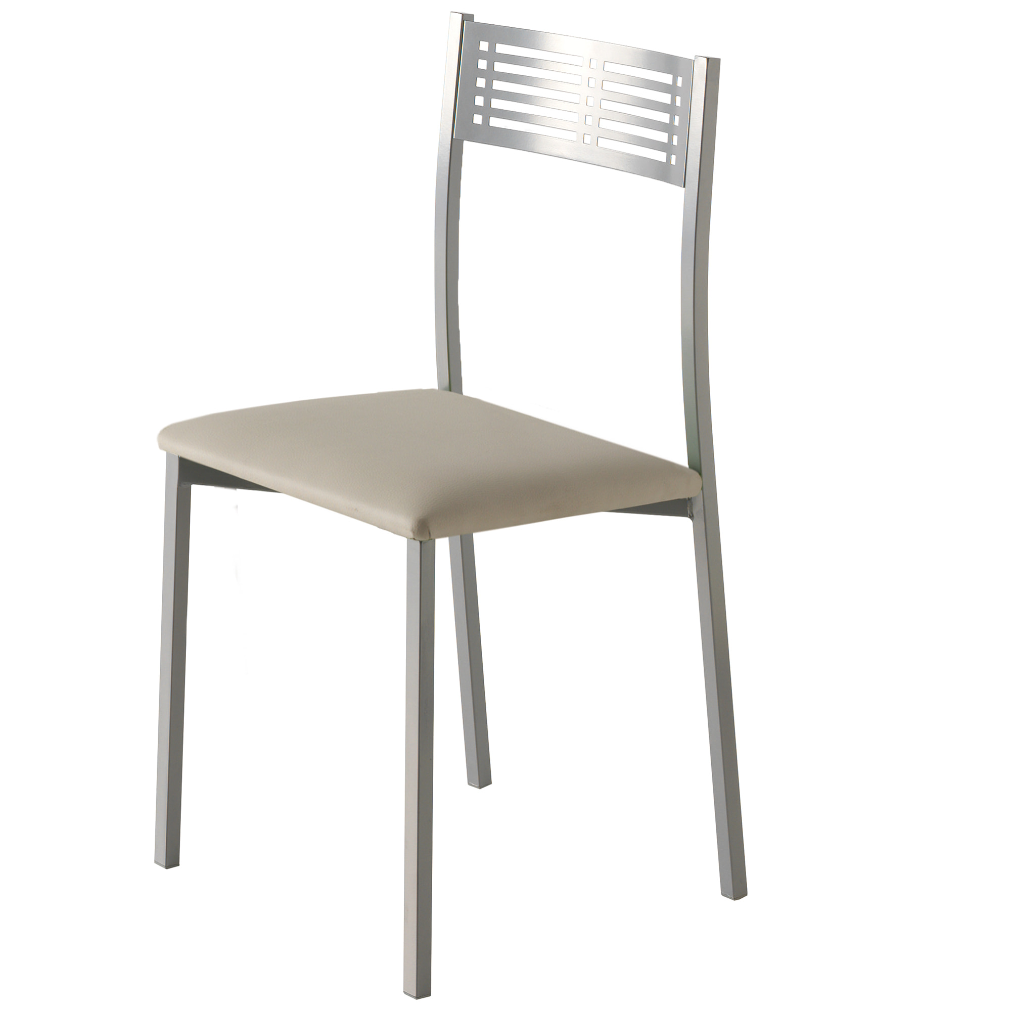 Set de 4 sillas – Polipiel con diseño minimalista