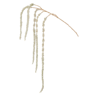 J-Line décoration Branche Amaranthus - platique - crème/or - 12 pcs