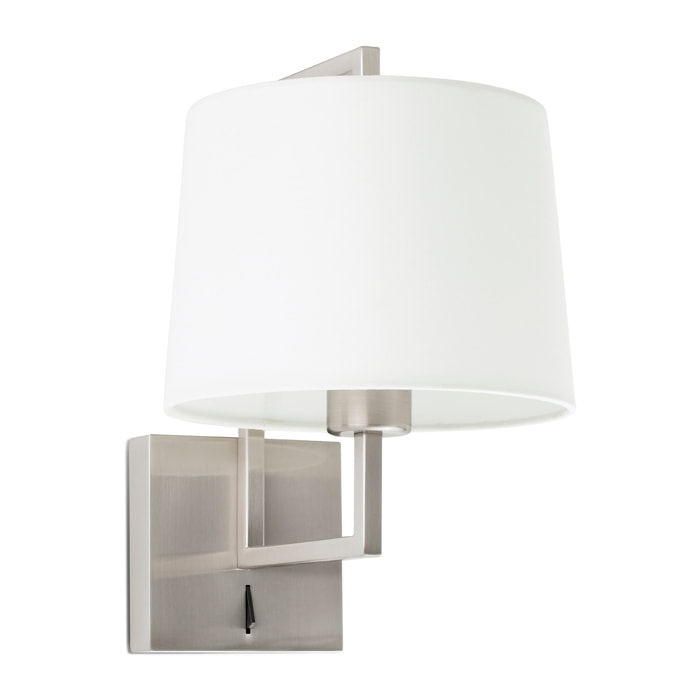 FRAME Lampe applique nickel mat/blanc