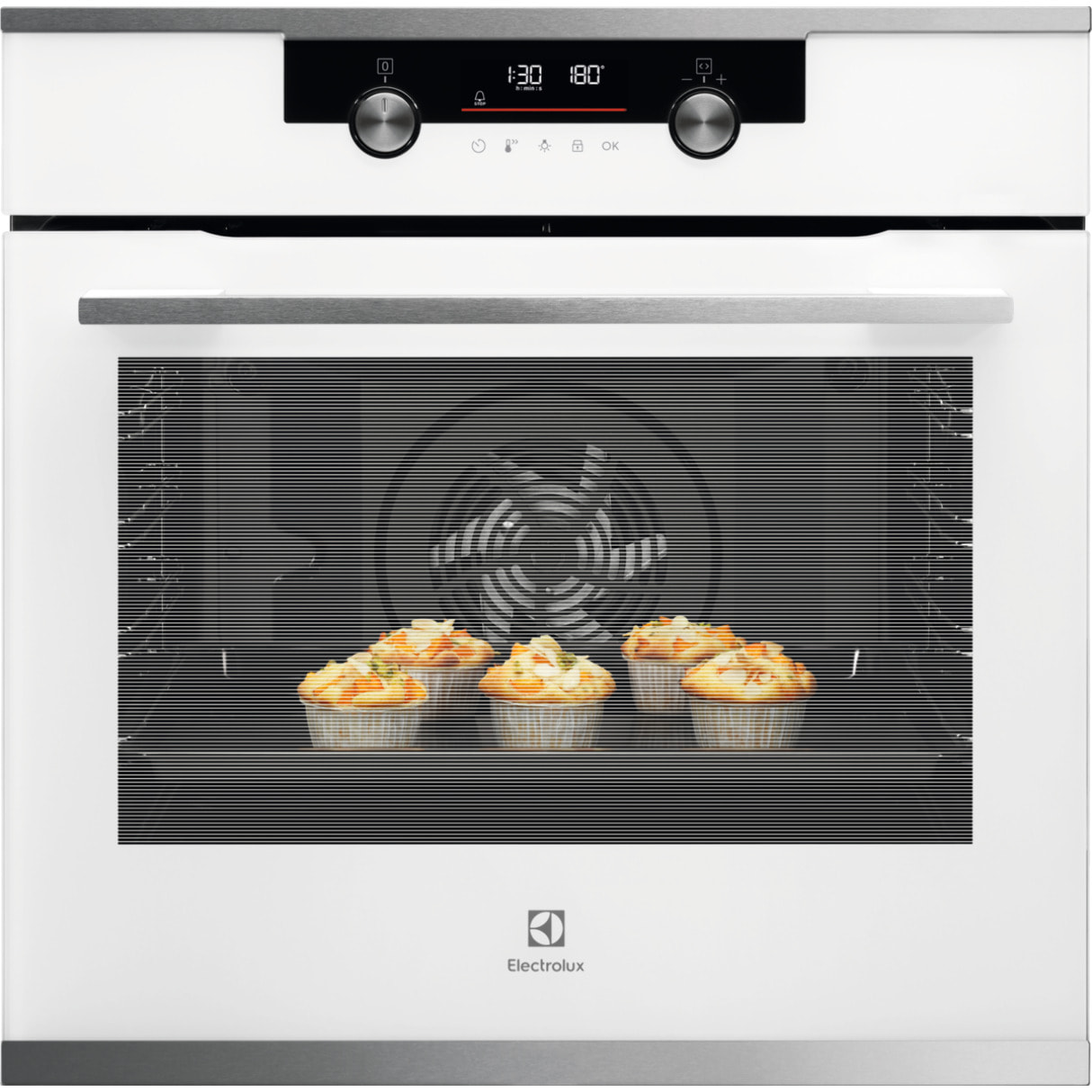 Electrolux Forno Multifunzione Surround con SteamBake 500 con pulizia pirolitica KODDP76W