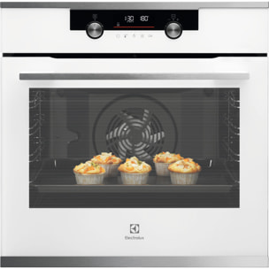 Electrolux Forno Multifunzione Surround con SteamBake 500 con pulizia pirolitica KODDP76W