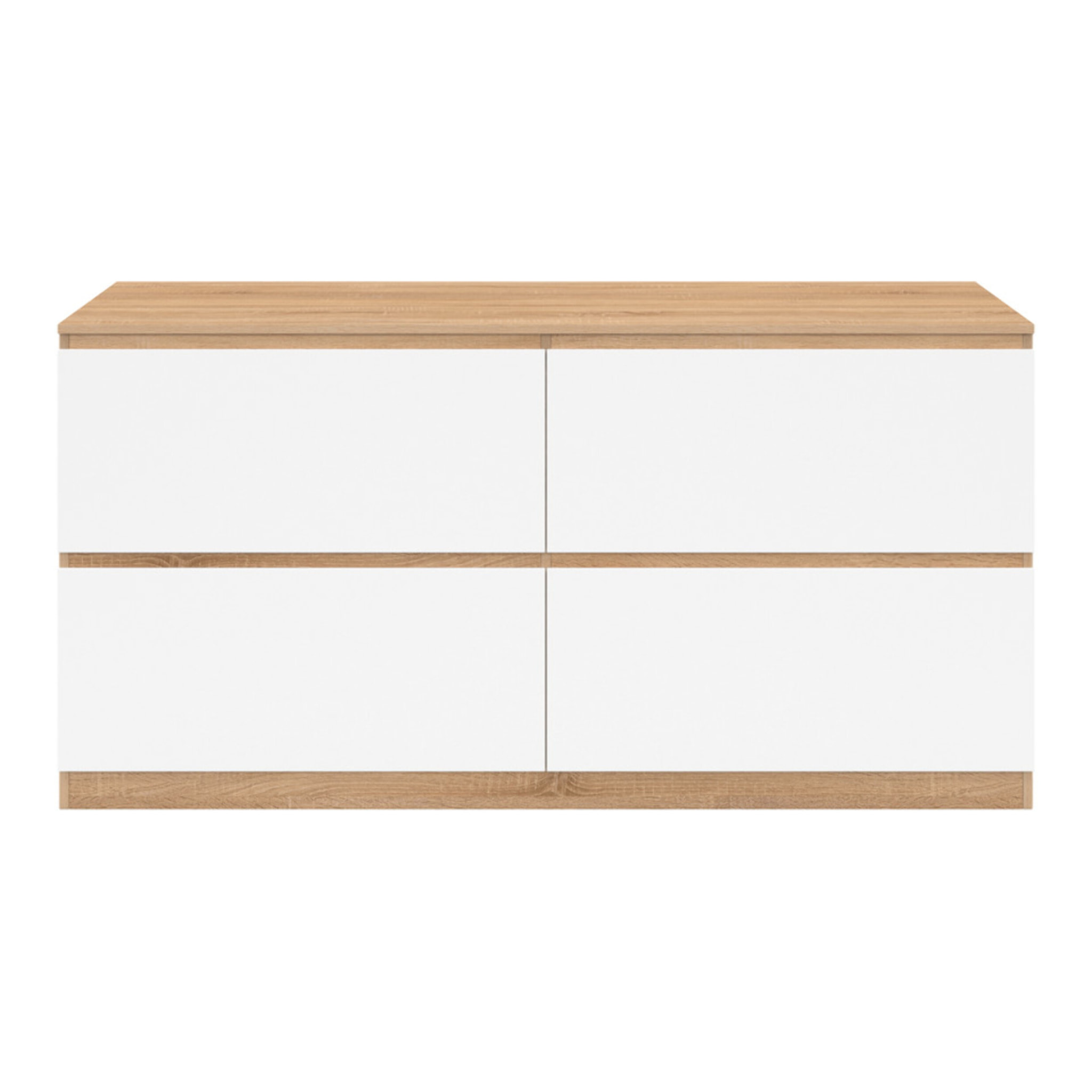 Meuble sous vasque suspendu Tom 4 tiroirs L120cm