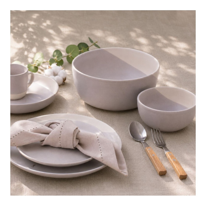 Lot de 6 bols médiums, TERRE DE SIENNE