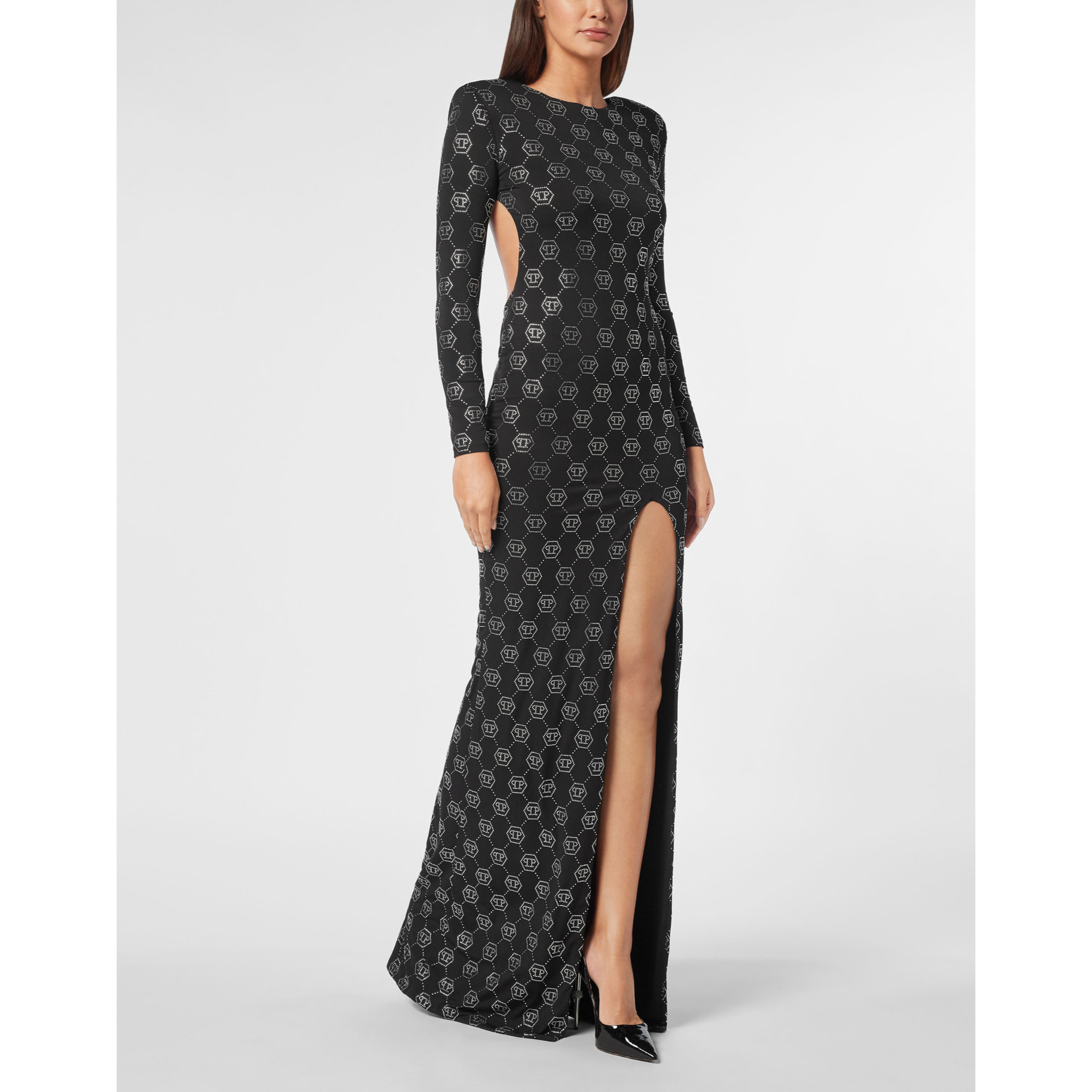 PHILIPP PLEIN Long Dress MONOGRAM