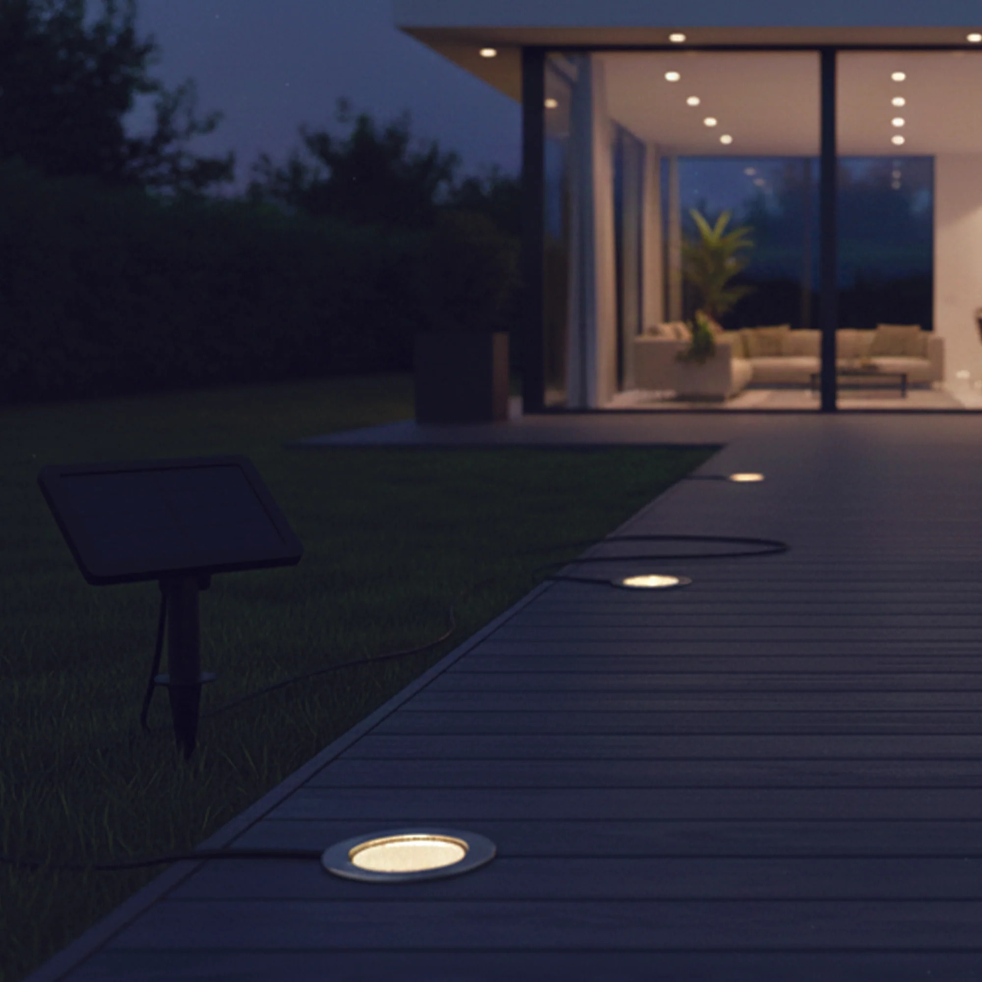 3 Spot Solaire encastrable SOLPOOL 100LM