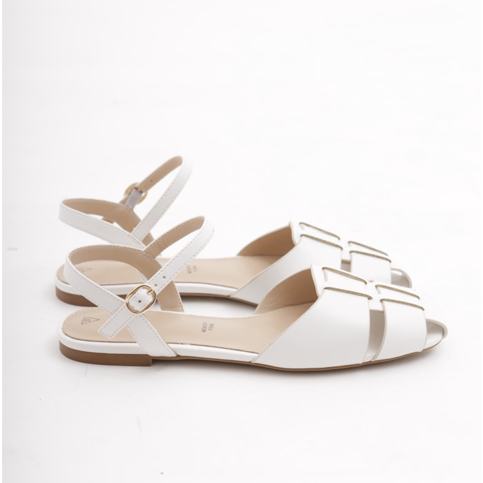 DECOLLETE' PIXIE FLAT CHOCOLA' BIANCO