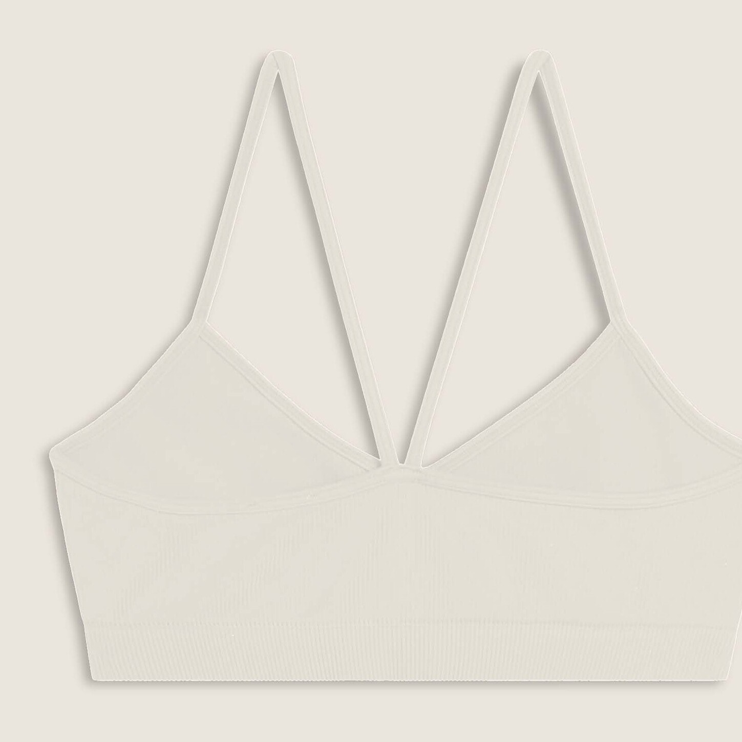 Top sportivo seamless con spalline incrociate