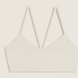 Top sportivo seamless con spalline incrociate