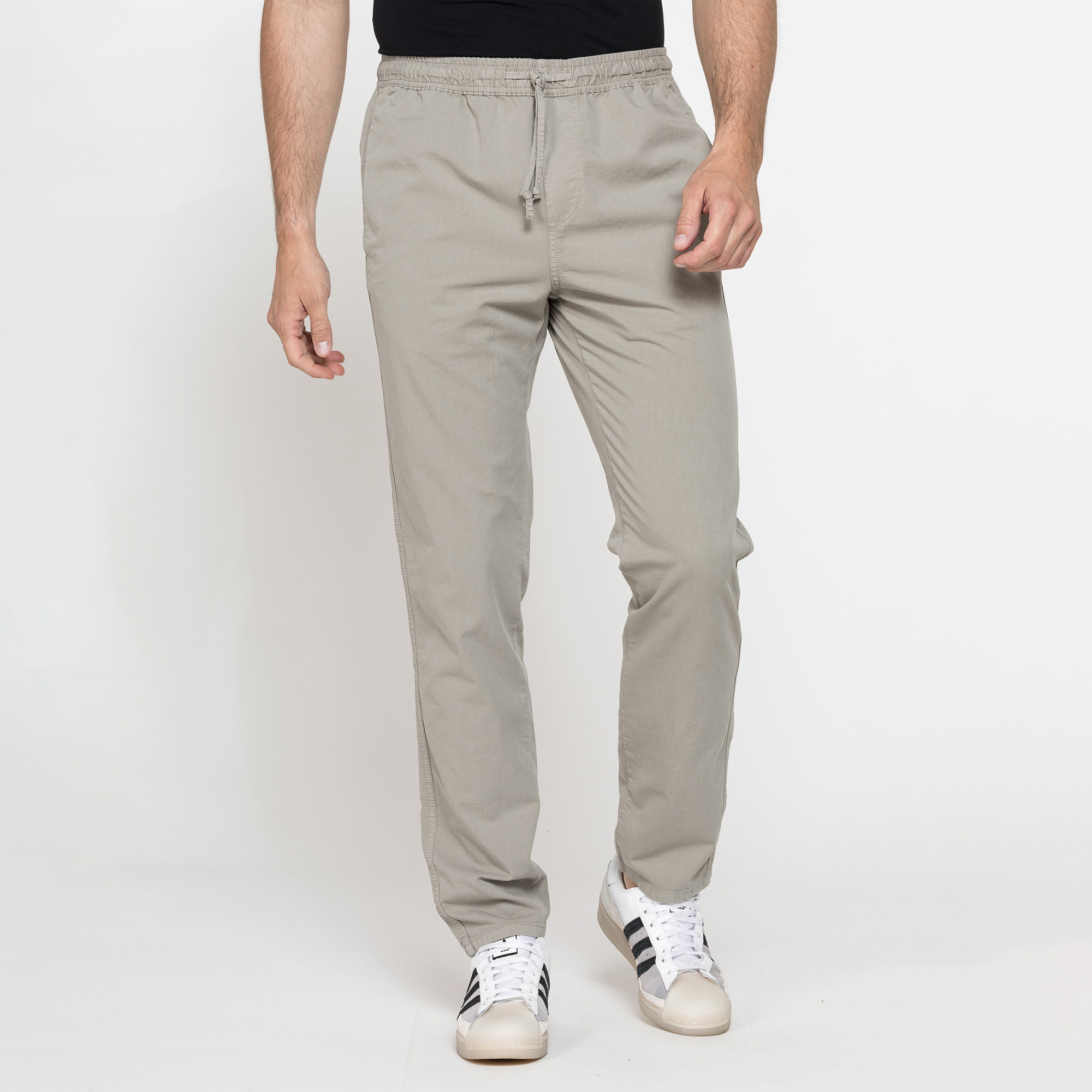 JOGGER PANT IN GABARDINA LEGGERA CON ELASTICO IN VITA