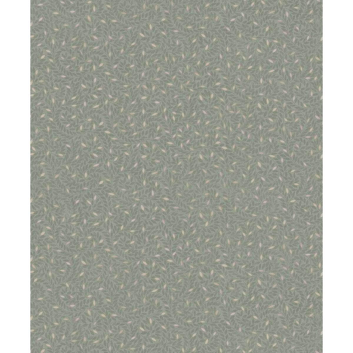 Papier peint végétal abstrait bleu marine nuit