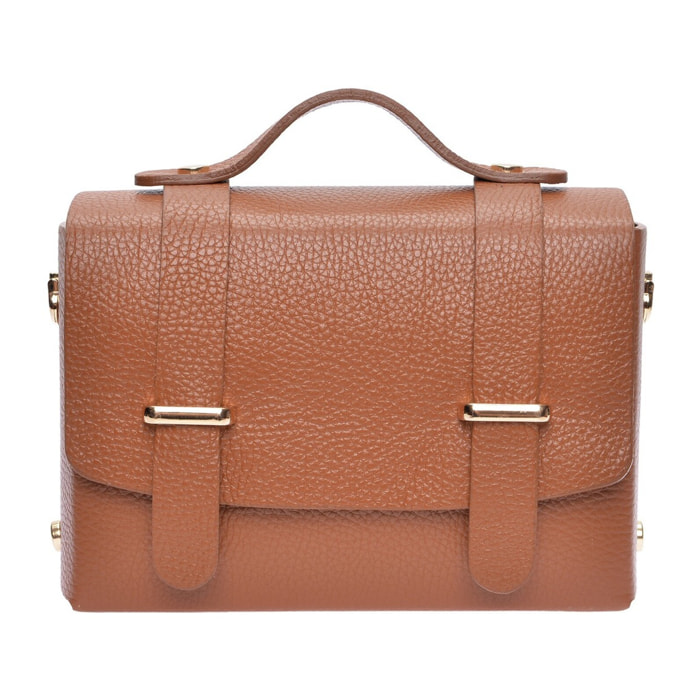 Borsa a mano Anna Luchini Cammello