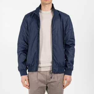 Giubbino nylon polo con patch gommato