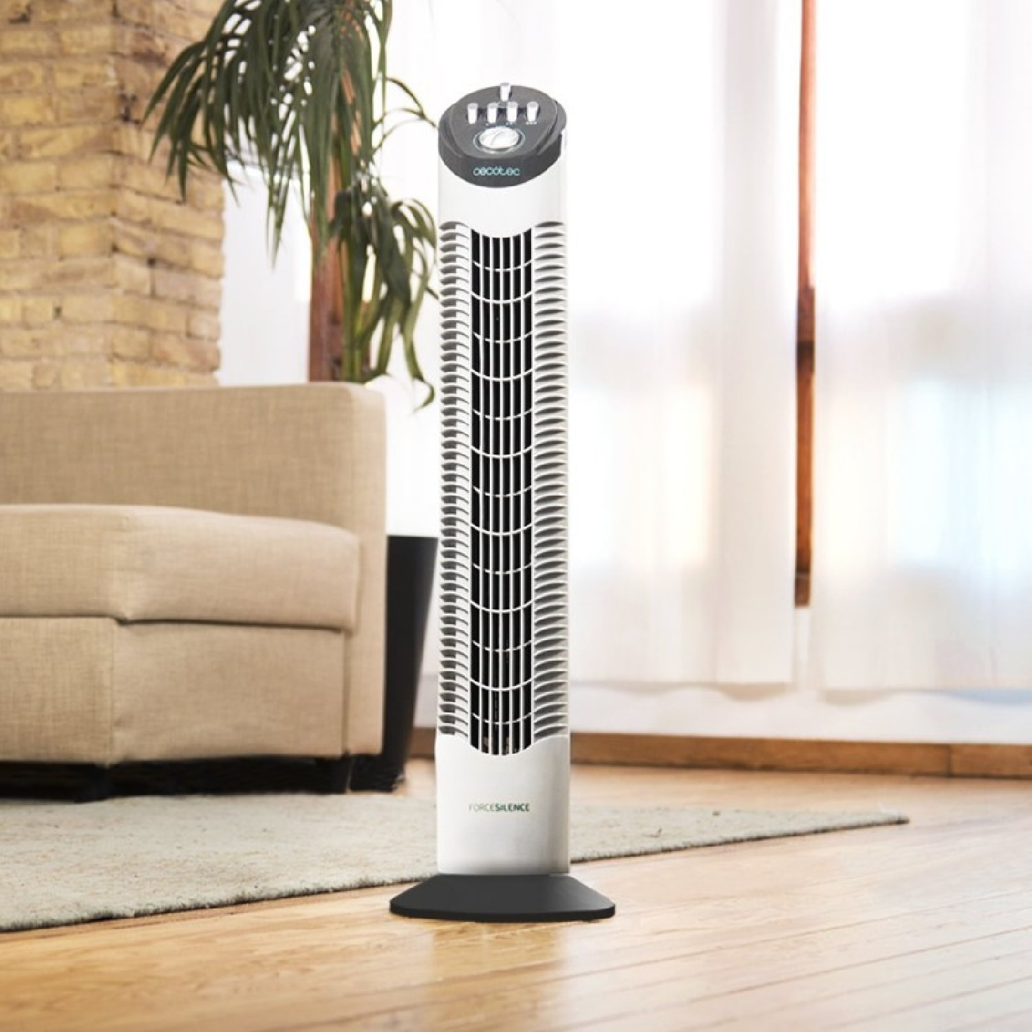 Ventilador de Torre con Temporizador EnergySilence 790 Skyline. 50 W, 30'' (76cm