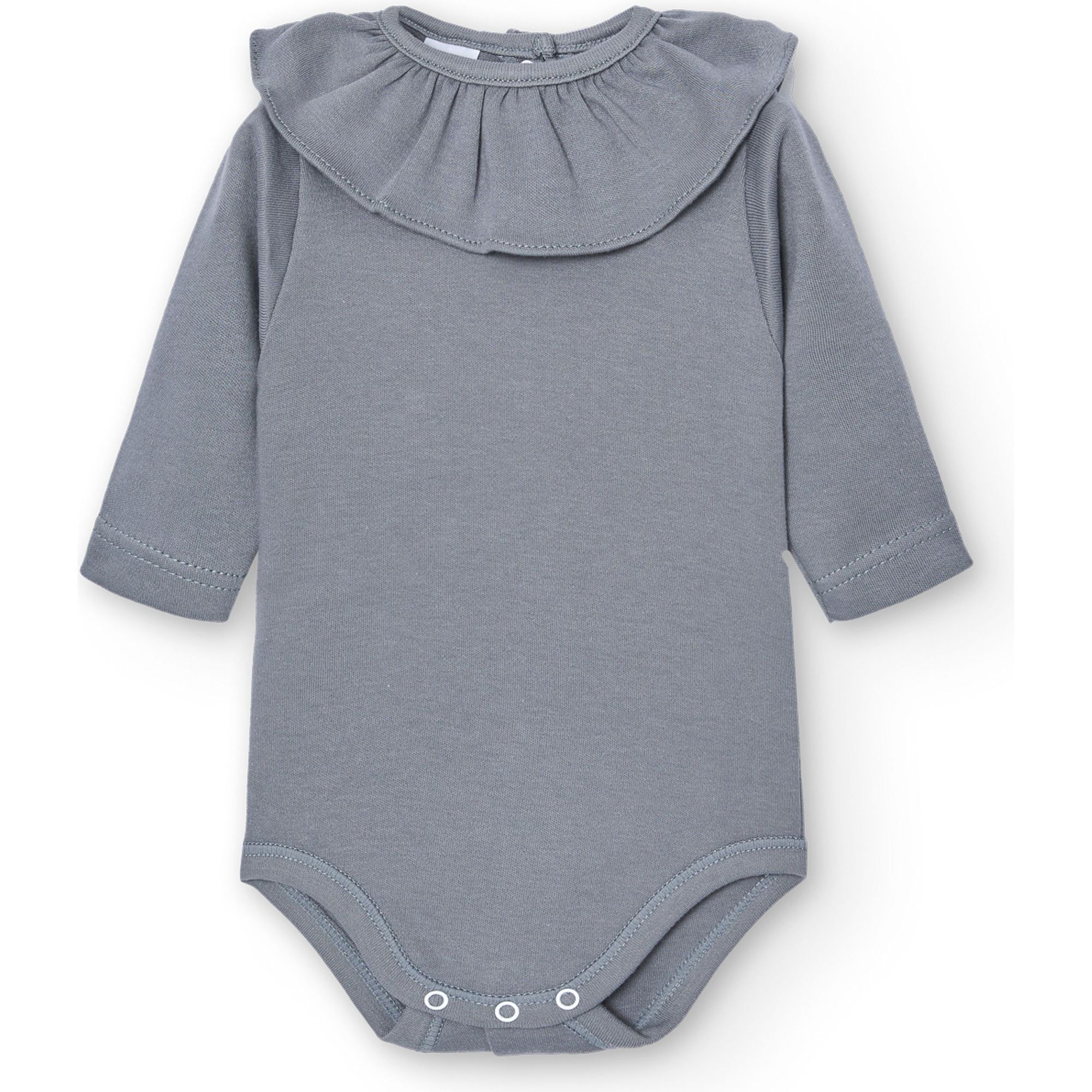 Body bebé manga larga cuello volante