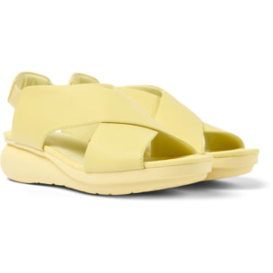 Sandalias - CAMPER Balloon - Amarillo - Cuero liso