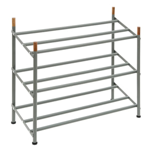 Range-chaussures extensible 6/12 paires Cassie vert