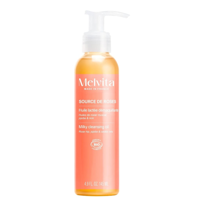 Source de Roses - Huile Lactée Démaquillante 145 ml