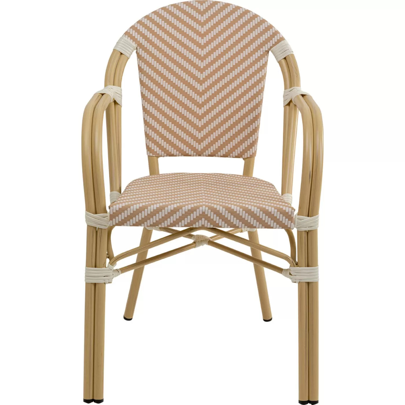 Chaise de jardin avec accoudoirs Montmartre beige Kare Design