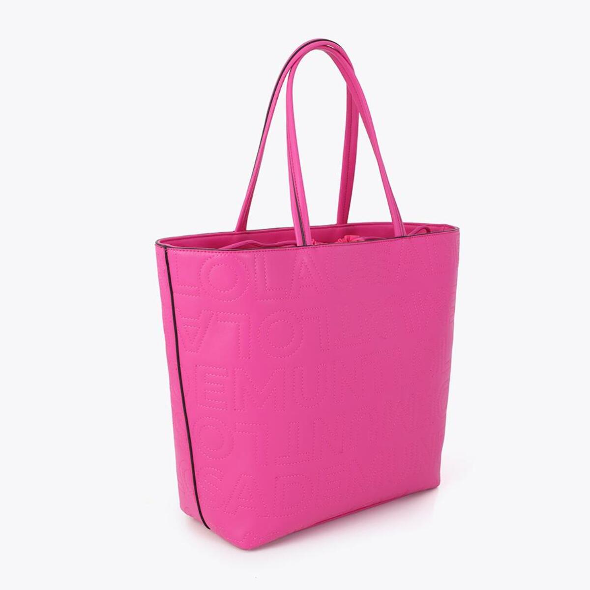 Shopper destrutturata con cuciture monogramma