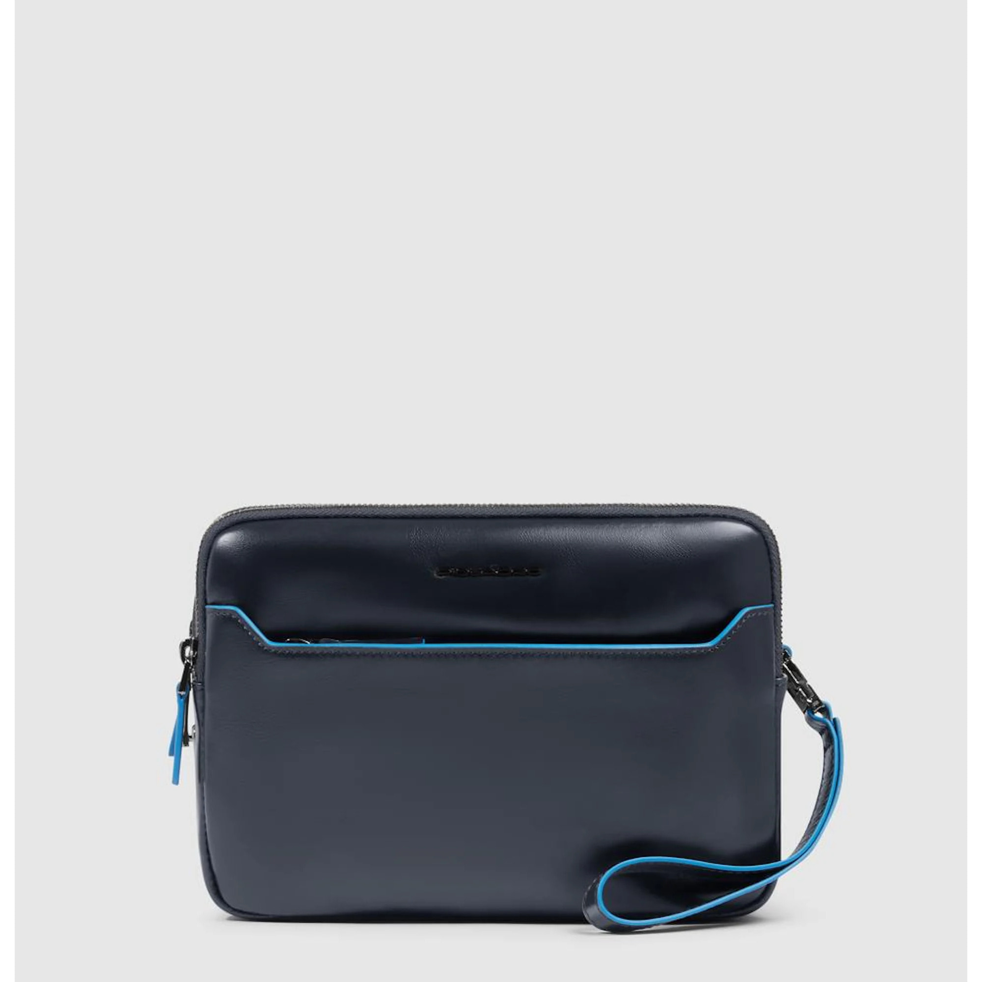 Piquadro Pochette porta iPad®mini con tracolla rimovibile e chiusura di sicurezza a impronta digitale