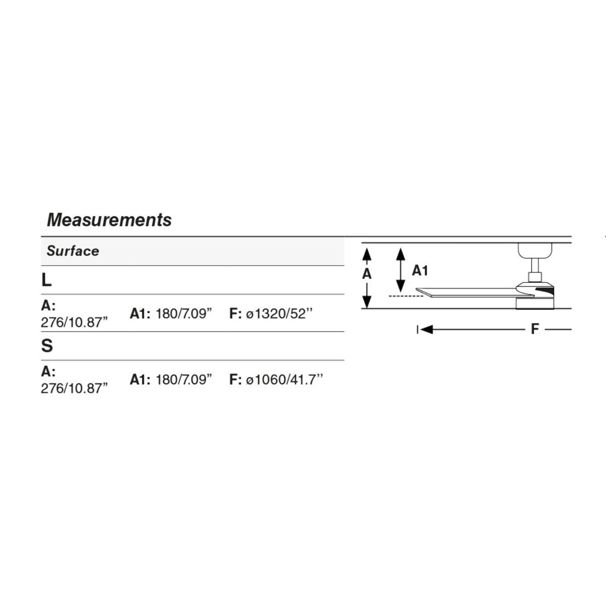 RUDDER L LED Ventilador de techo negro/nogal