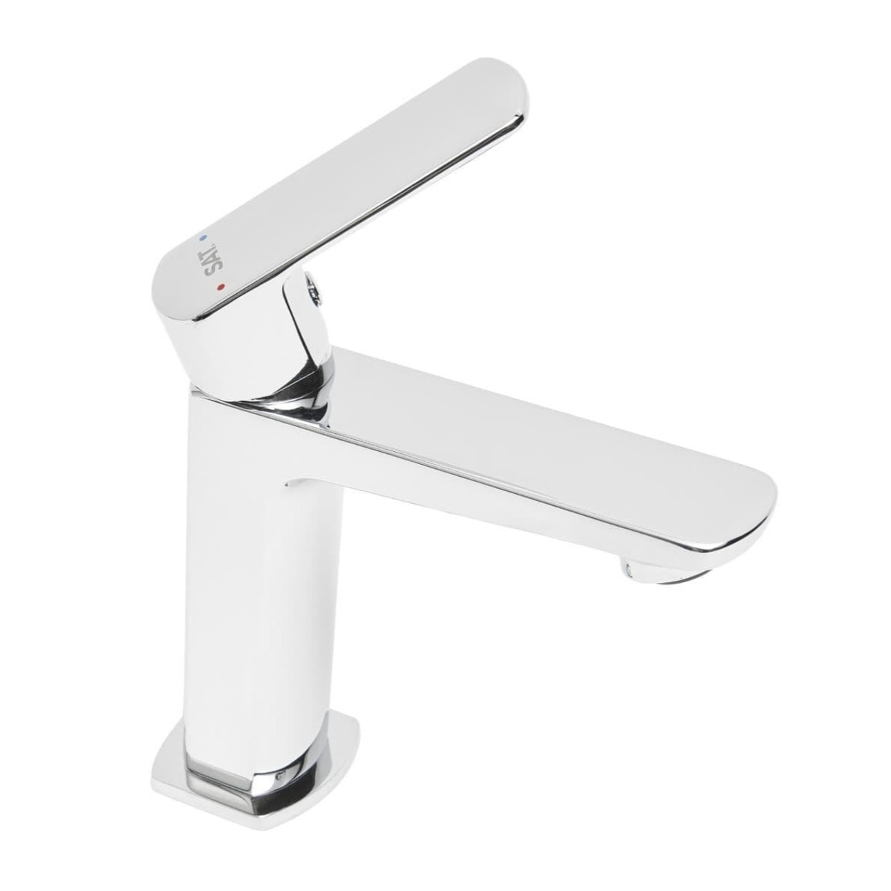 Mitigeur lavabo Feel, sans tirette, chrome SATBSFEEL271 avec une garantie de 5 ans