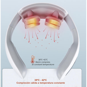 Massaggiatore per il collo H81 con modalità calore e pulsazioni.