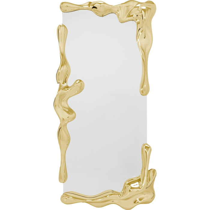 Miroir Lava 180x90cm doré Kare Design