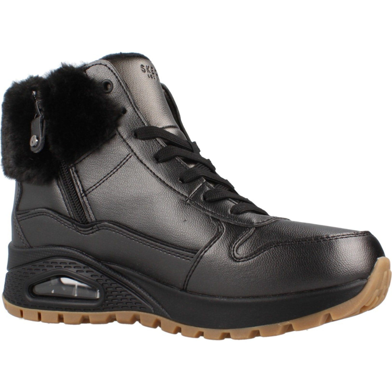 Botines Mujer Uno Rugged Galactic Negro
