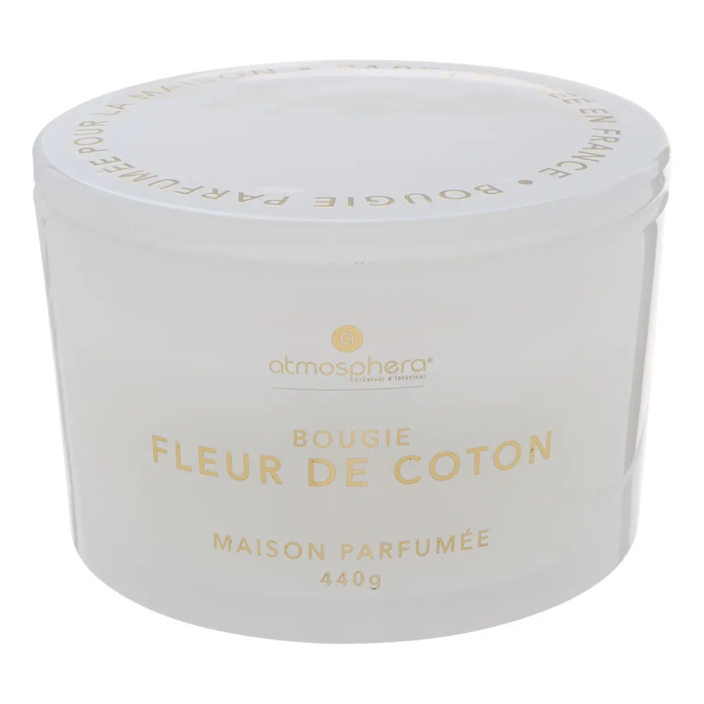 Bougie parfumée 440 g Glowy fleur de coton