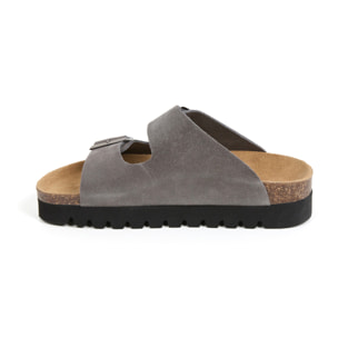 Sandalia Plataforma Gris Mujer BILLOWY GRIS