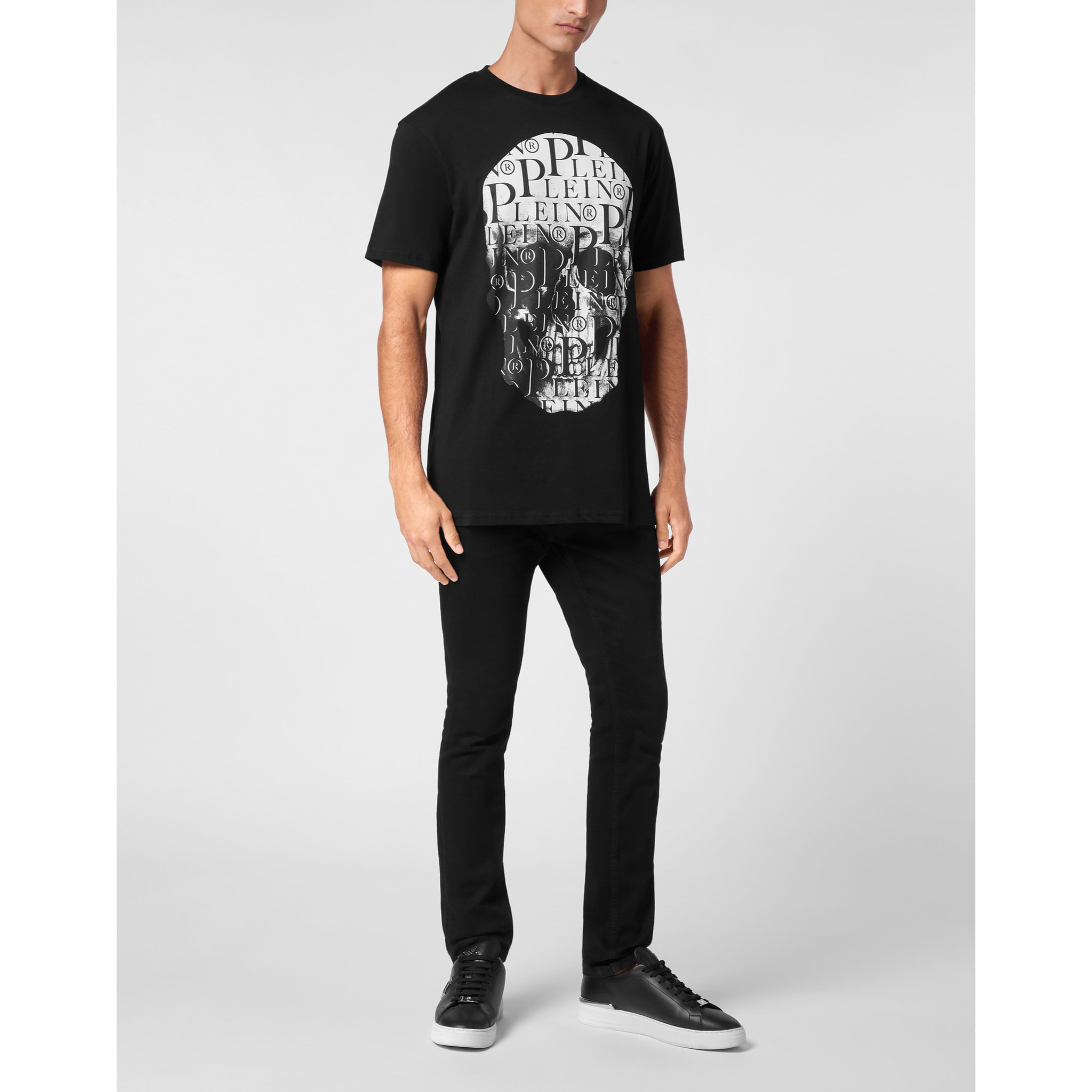 PHILIPP PLEIN Camiseta Cuello Redondo SKULL